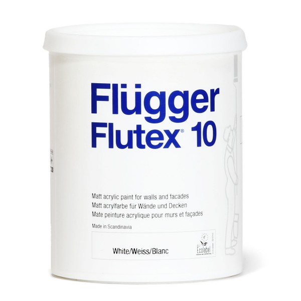 Flügger Flutex 10 weiß 0,75L