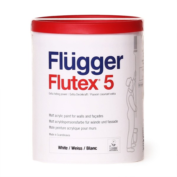 Flügger Flutex 5 weiß 0,75L